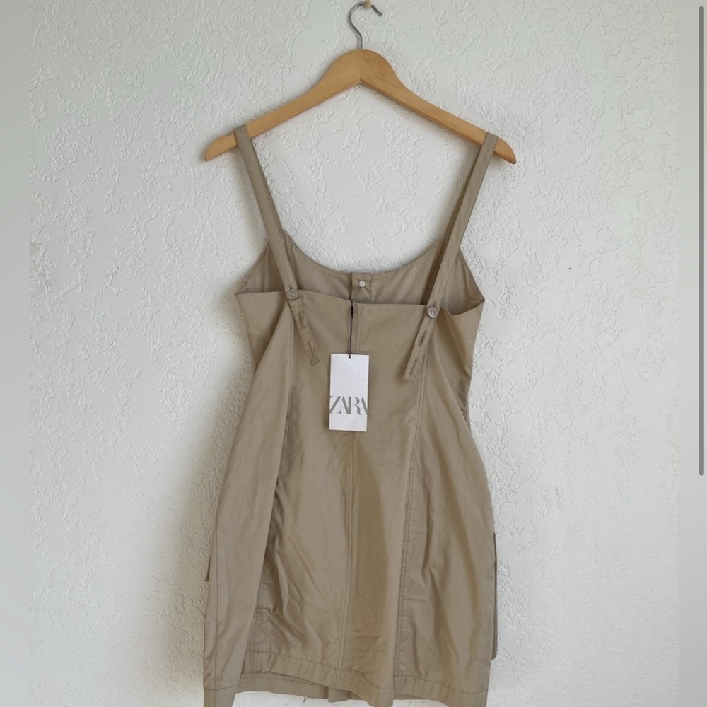 Zara Gabardine Pocket Dress - Picture 7 of 7